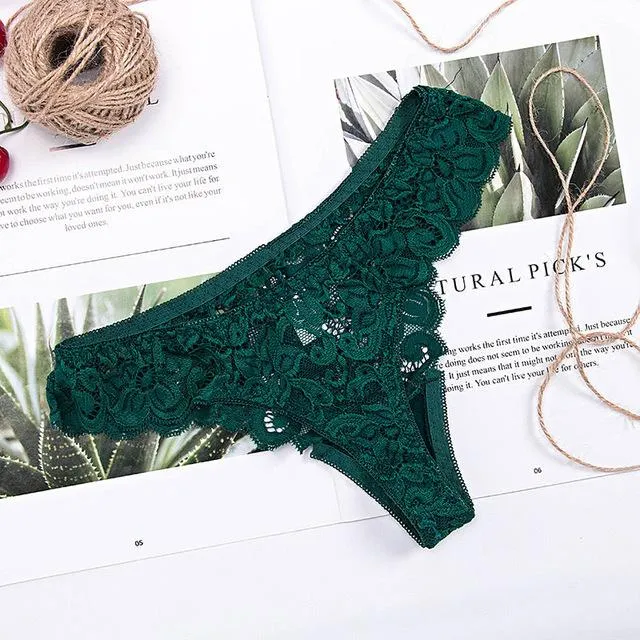 3 Pairs Sexy Lace Seamless Breathable Panties