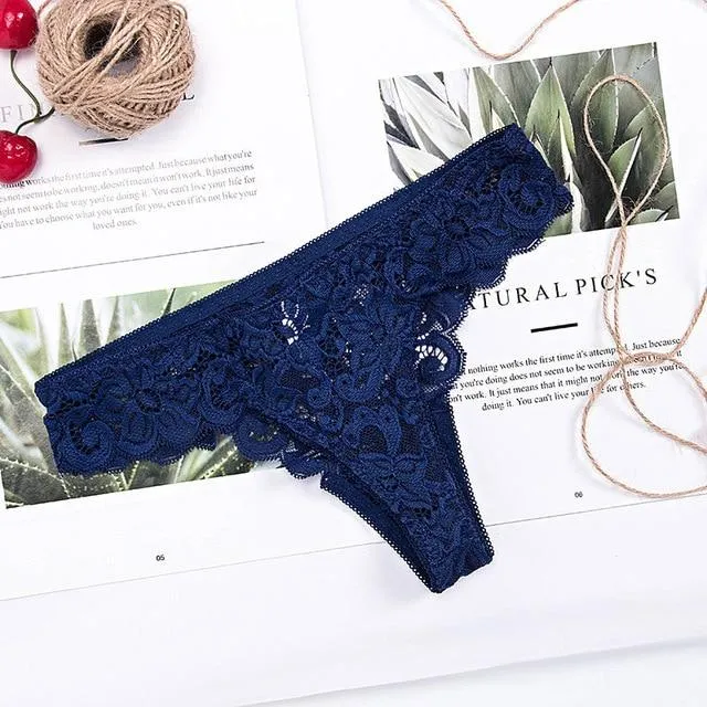 3 Pairs Sexy Lace Seamless Breathable Panties