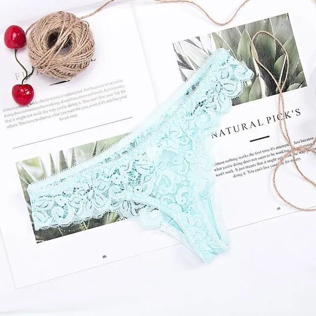 3 Pairs Sexy Lace Seamless Breathable Panties