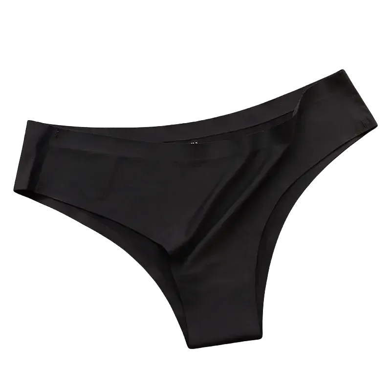 4PCS Seamless Cotton Panties Set – Ice Silk Low Waist G-String Underwear