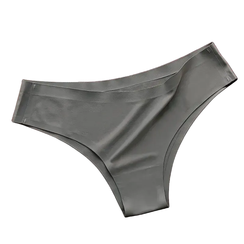 4PCS Seamless Cotton Panties Set – Ice Silk Low Waist G-String Underwear