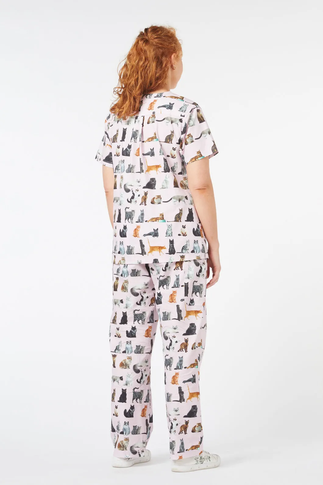All The Cats Scrub Set