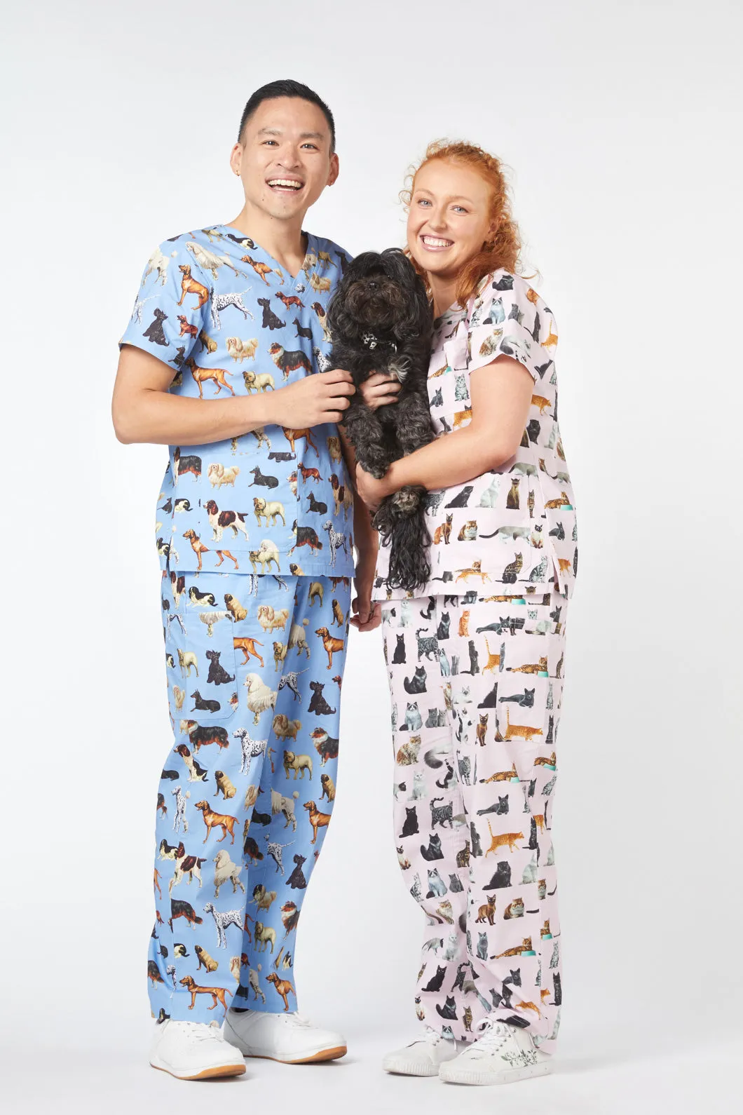 All The Cats Scrub Set
