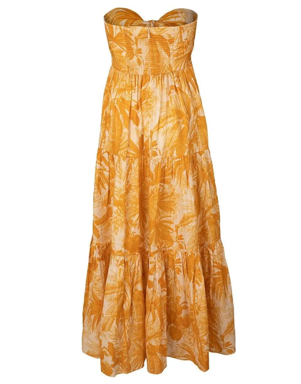 Amber Palm Mae Tie Front Dress