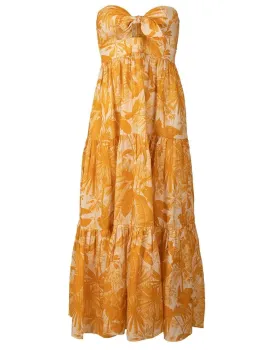 Amber Palm Mae Tie Front Dress