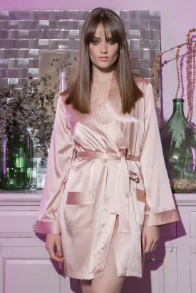 Anja Silk Short Robe (in stock, 3-day dispatch)