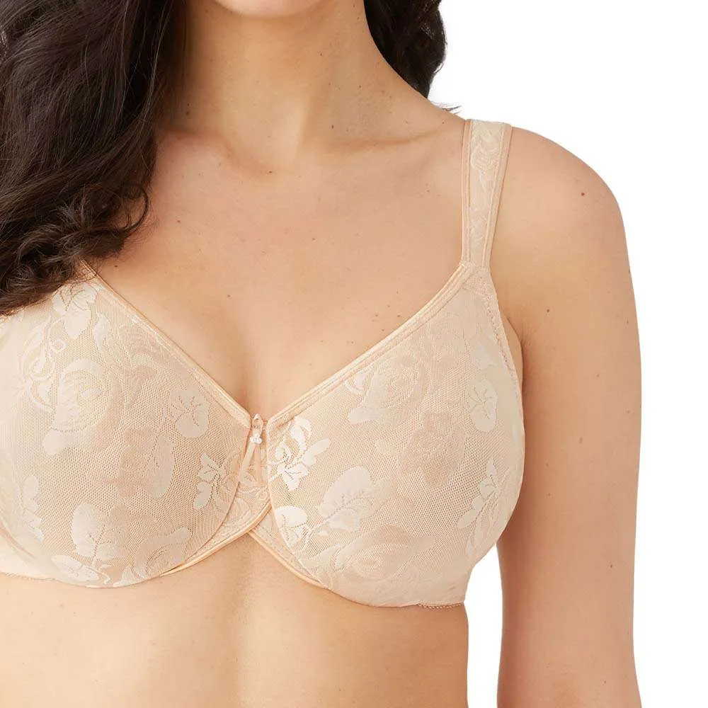 Awareness Non Padded Wired Full Coverage Full Support Plus Size Bra - Beige
