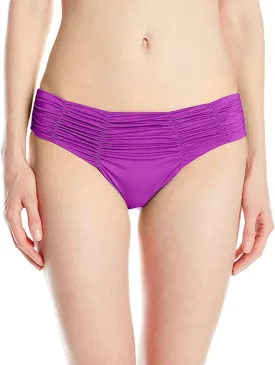 Badgley Mischka Women's Pin-Stitch Brief Bikini Bottom