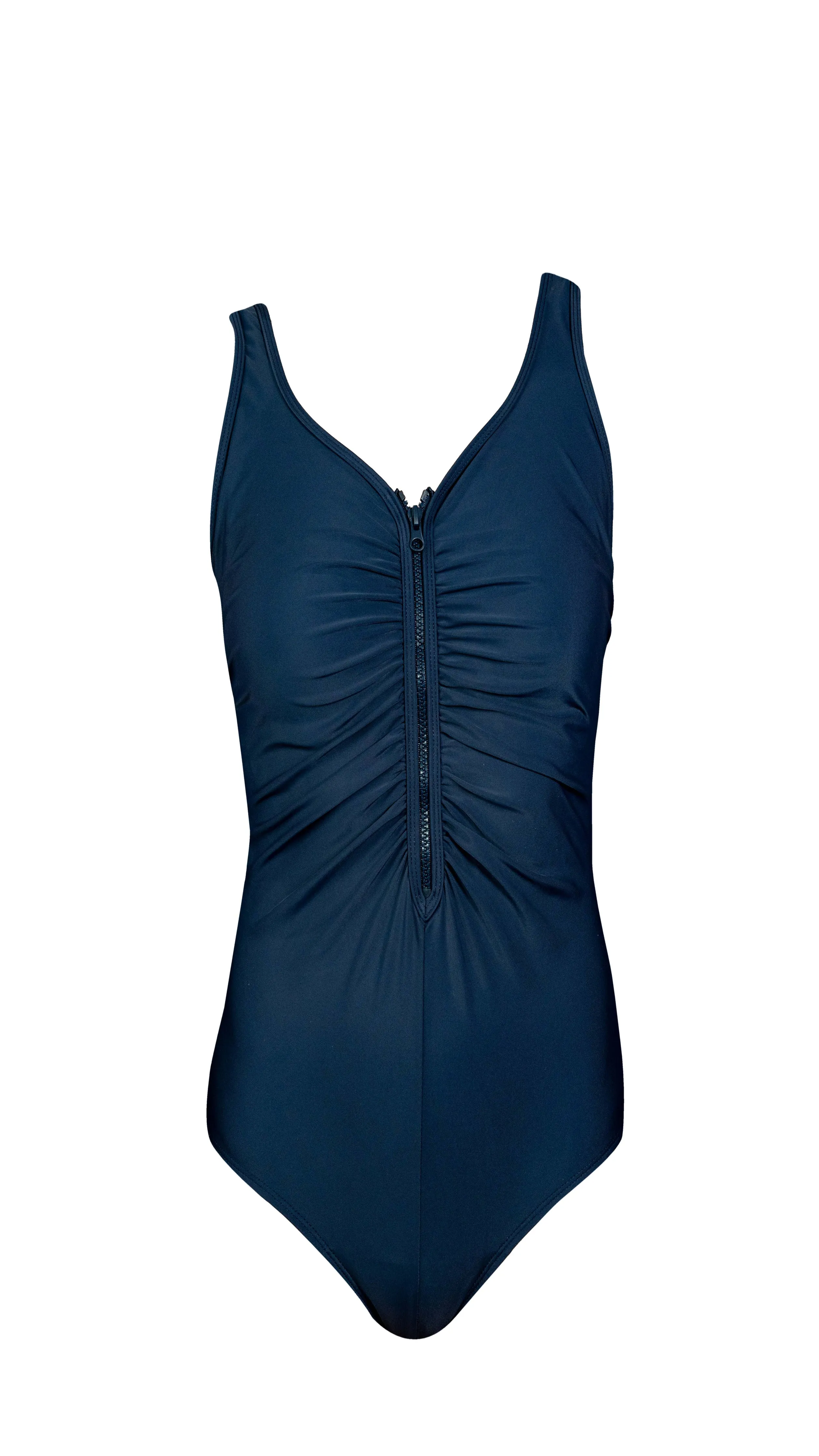 Black Zipper One Piece