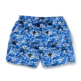 Blue Bathers Swimming Trunks