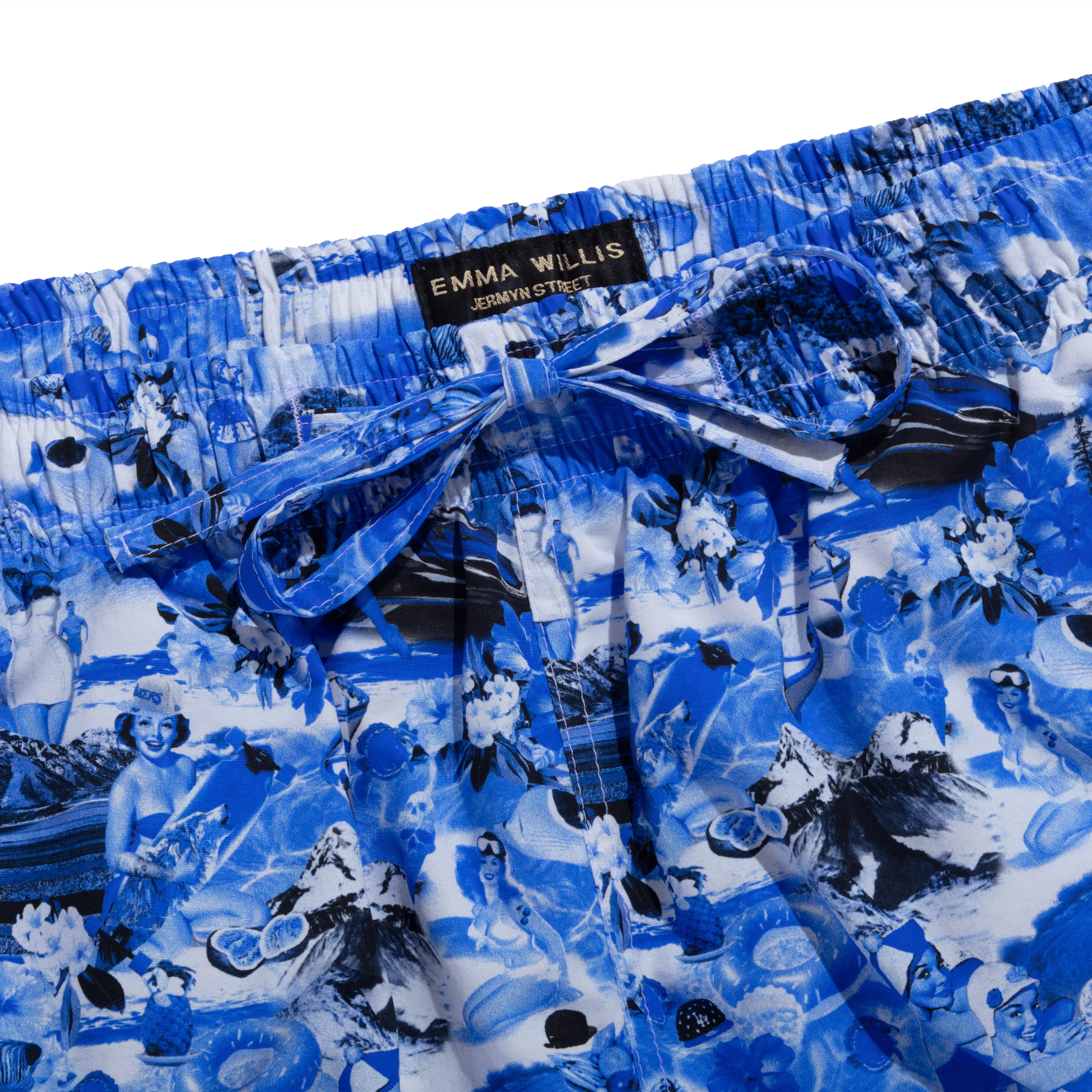 Blue Bathers Swimming Trunks