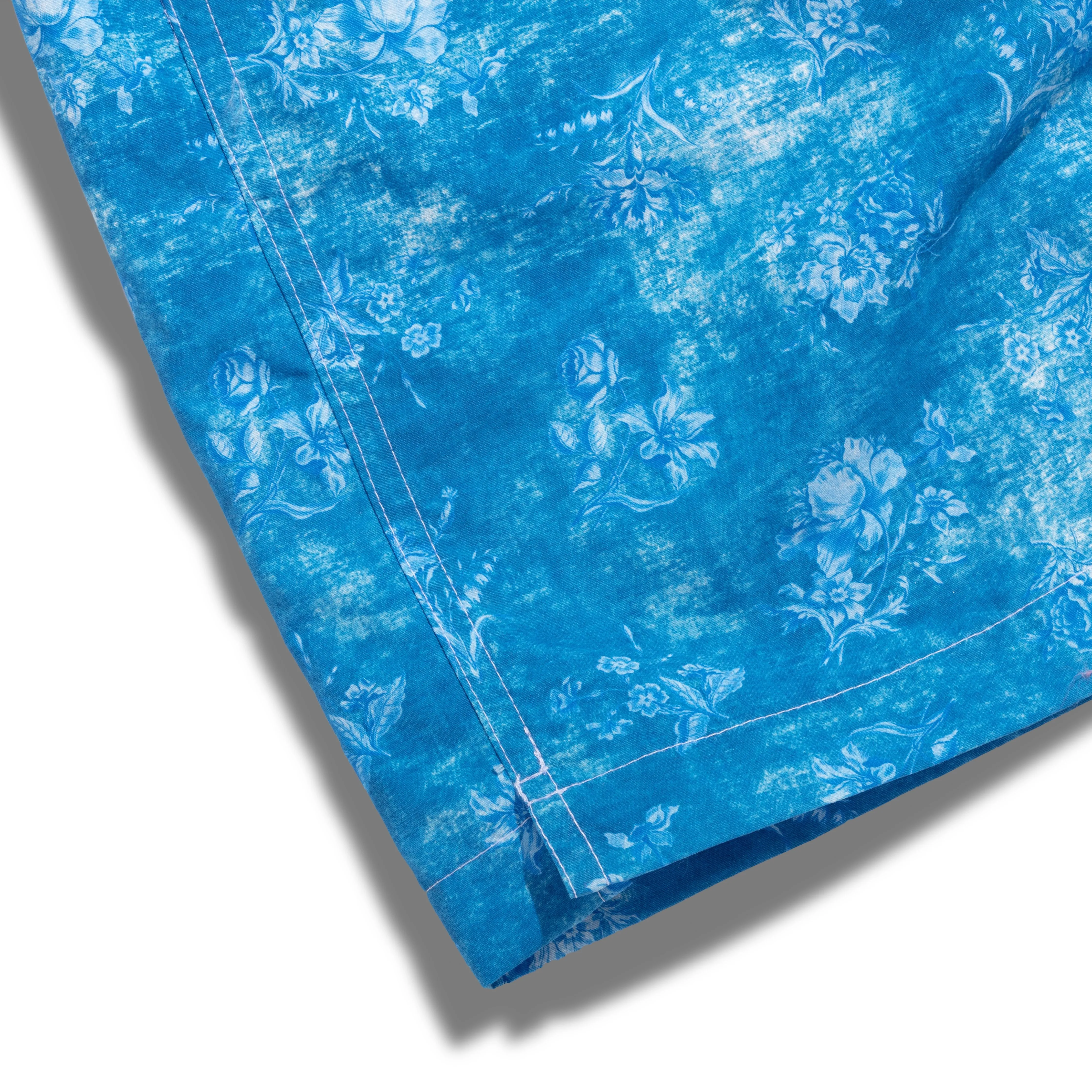 Blue Flowers Swimming Trunks