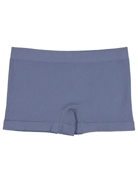 Blue Ribbed Seamless Boyleg