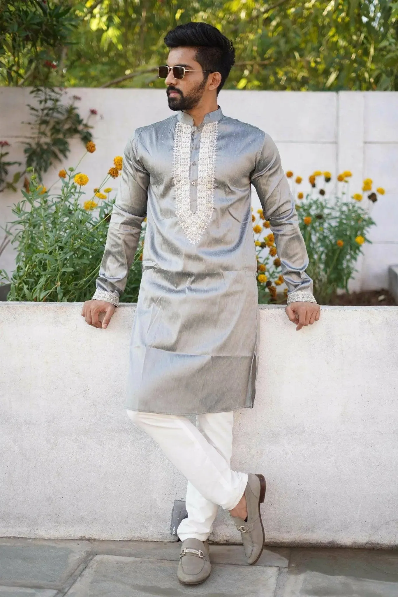 Bluevery Fashion's Unique  Kurta with Pajama Set For Men