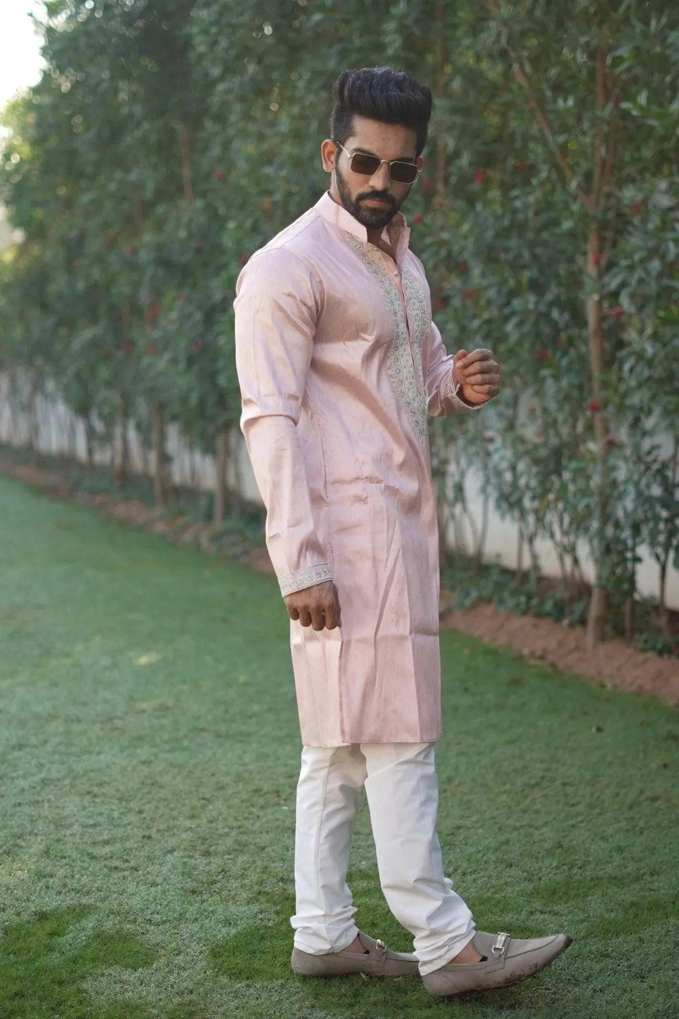 Bluevery Fashion's Unique  Kurta with Pajama Set For Men