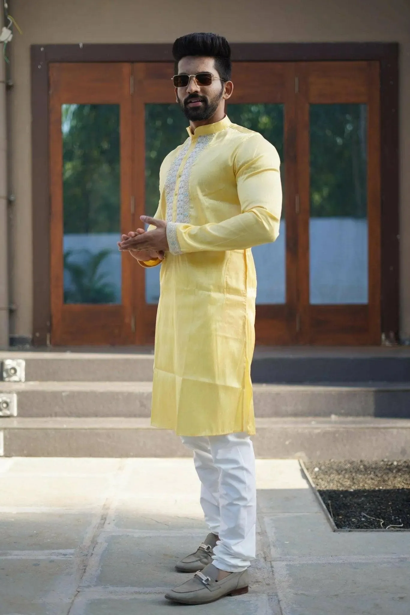 Bluevery Fashion's Unique  Kurta with Pajama Set For Men