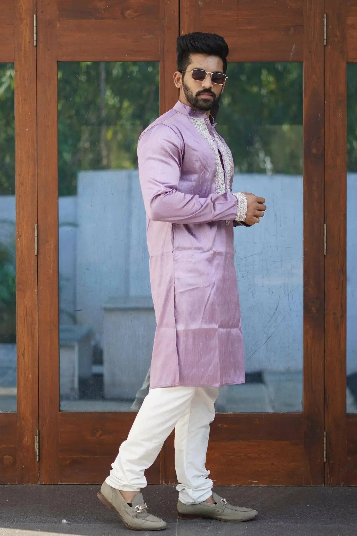 Bluevery Fashion's Unique  Kurta with Pajama Set For Men