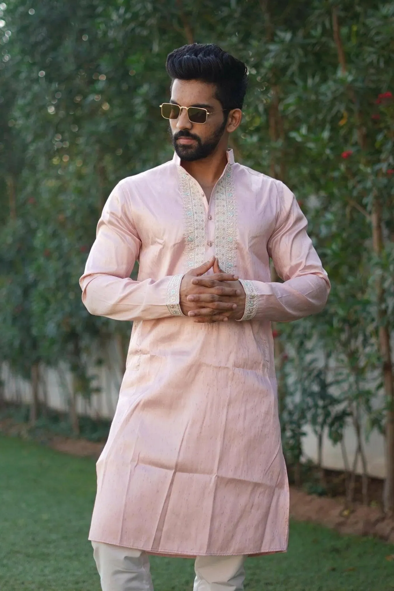 Bluevery Fashion's Unique  Kurta with Pajama Set For Men