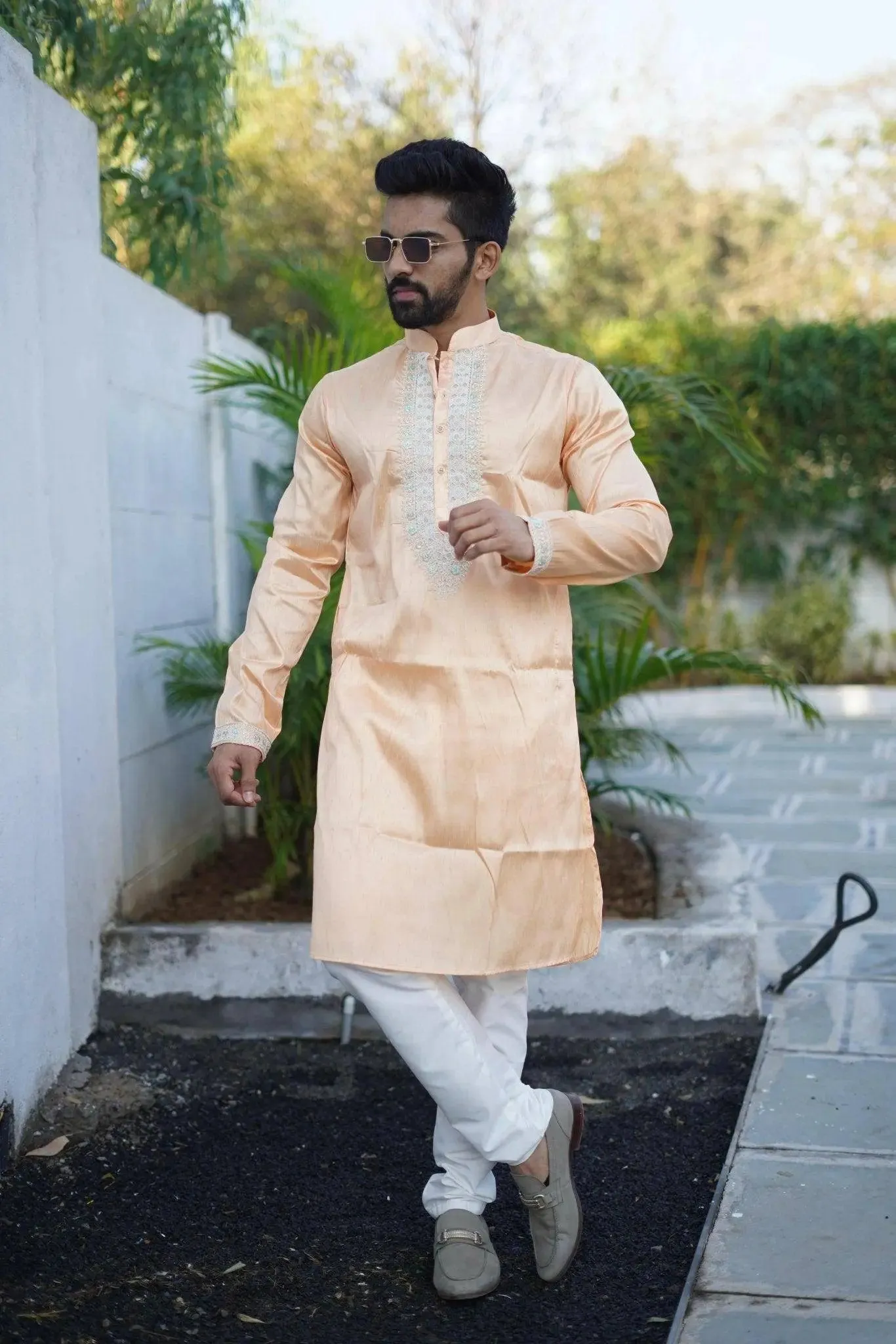Bluevery Fashion's Unique  Kurta with Pajama Set For Men