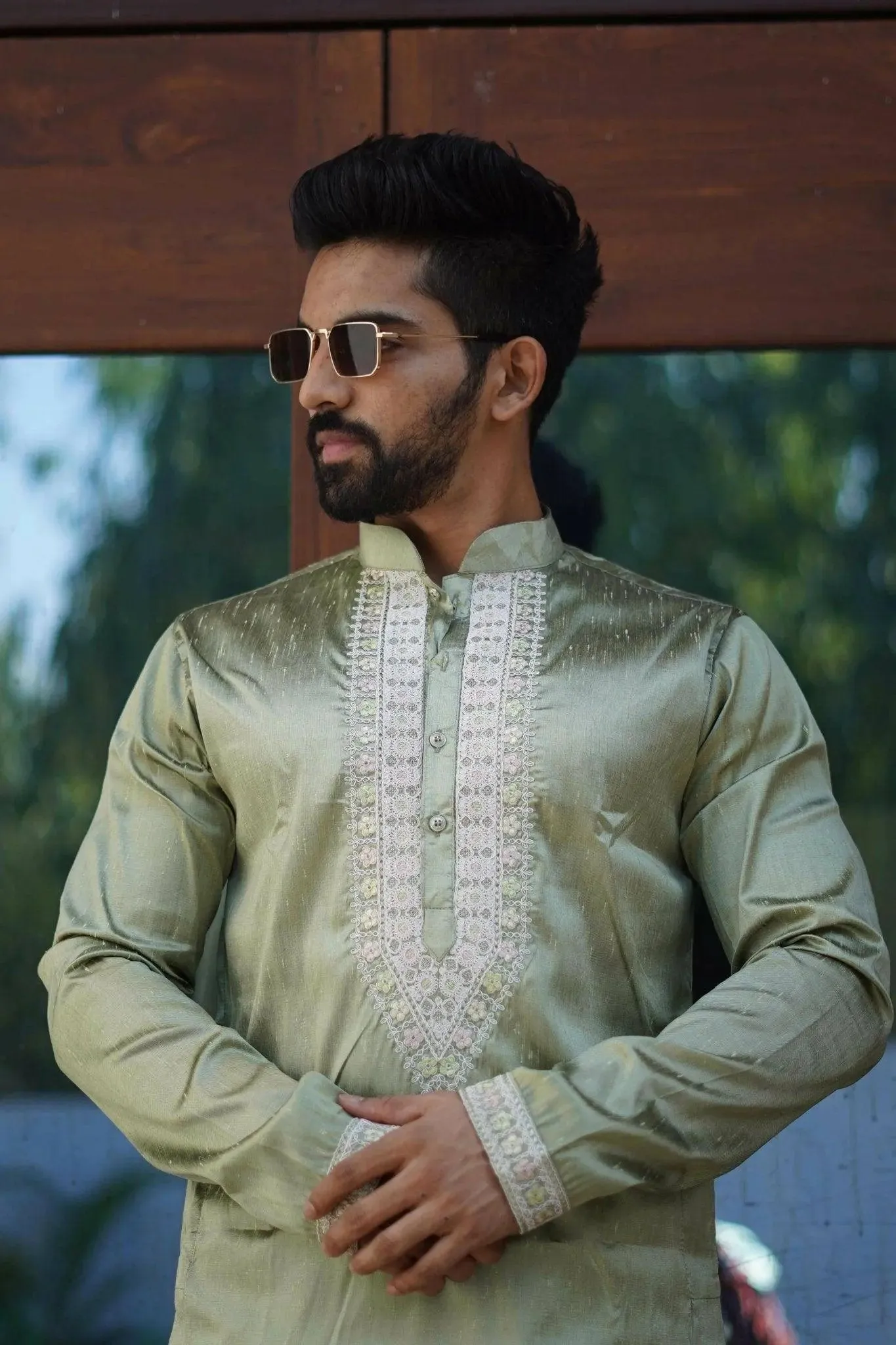 Bluevery Fashion's Unique  Kurta with Pajama Set For Men