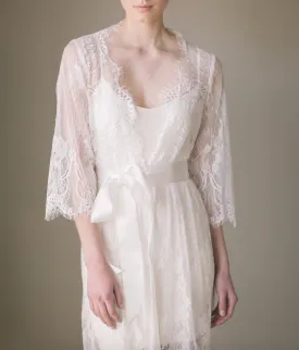 Bridal Lace Robe Kimono (#Isabella)