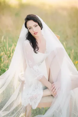 Bridal Lace Robe (#Vela)