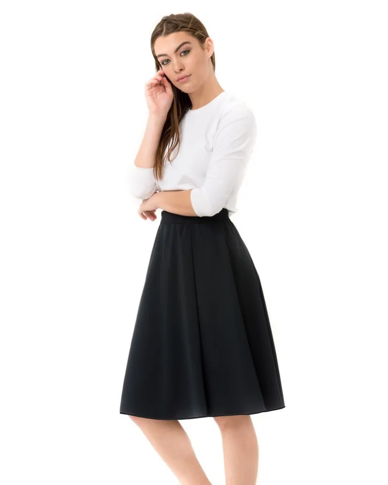 BSB-FLAIR Basic Black Flairy Skirt