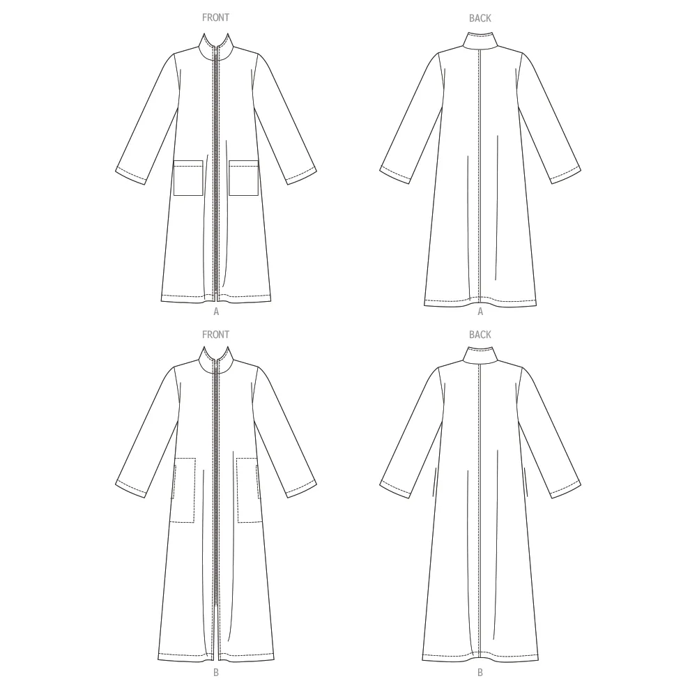 Butterick Pattern B6967 Miss Plus Sleepwear