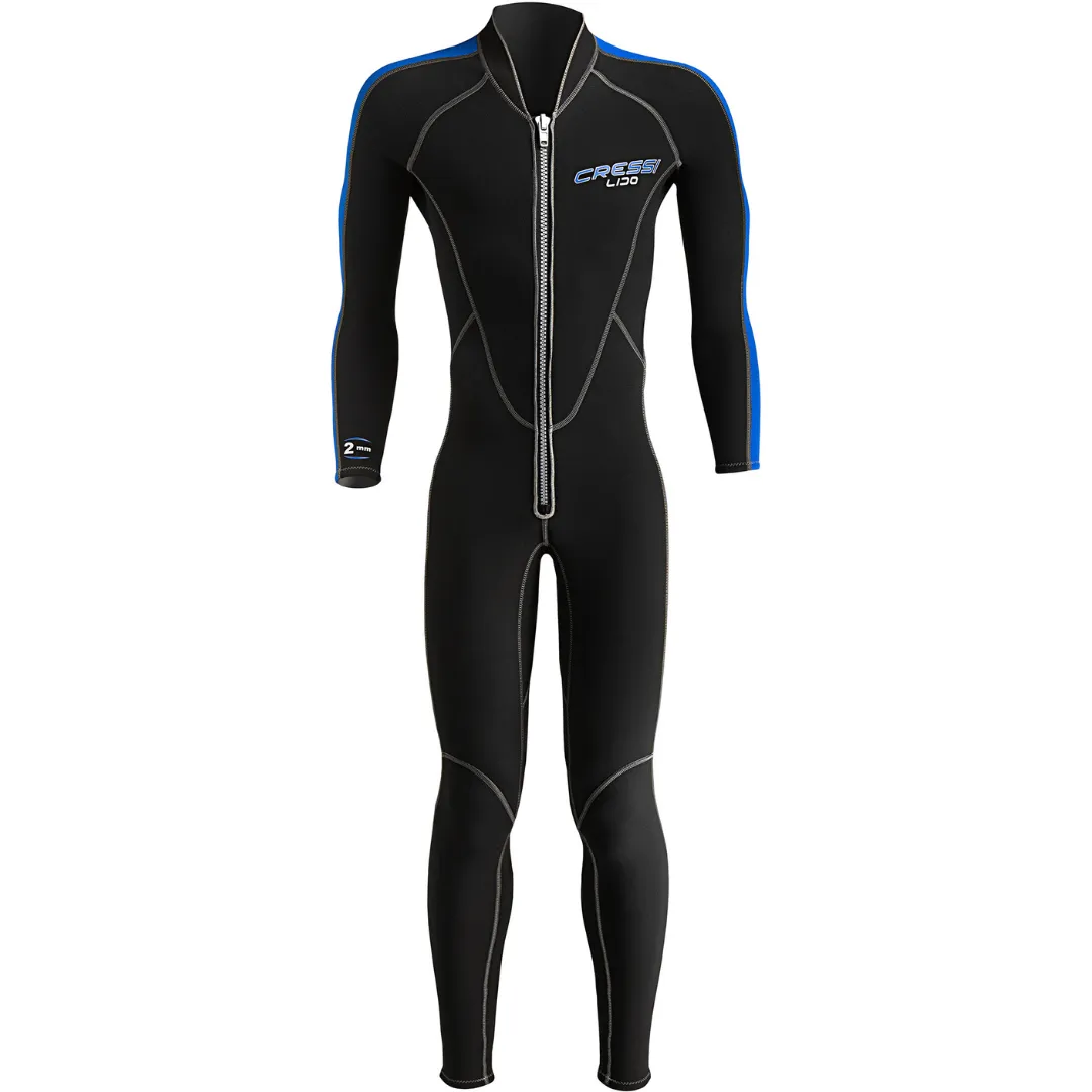 Cressi Lido 2mm Men's Long Monopiece Wetsuit
