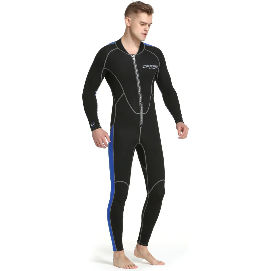 Cressi Lido 2mm Men's Long Monopiece Wetsuit