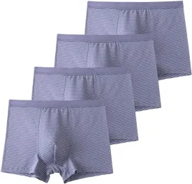 CSCDD Underwear Men's Boxer Briefs Cotton Boxer Shorts Men's Striped Men's Lingerie Underwear(6XL Code)