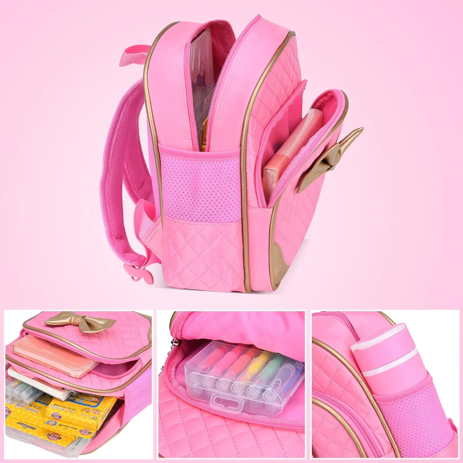 Cute Durable Waterproof Toddler Preschool Bag Kindergarten Kids Backpack for Girls