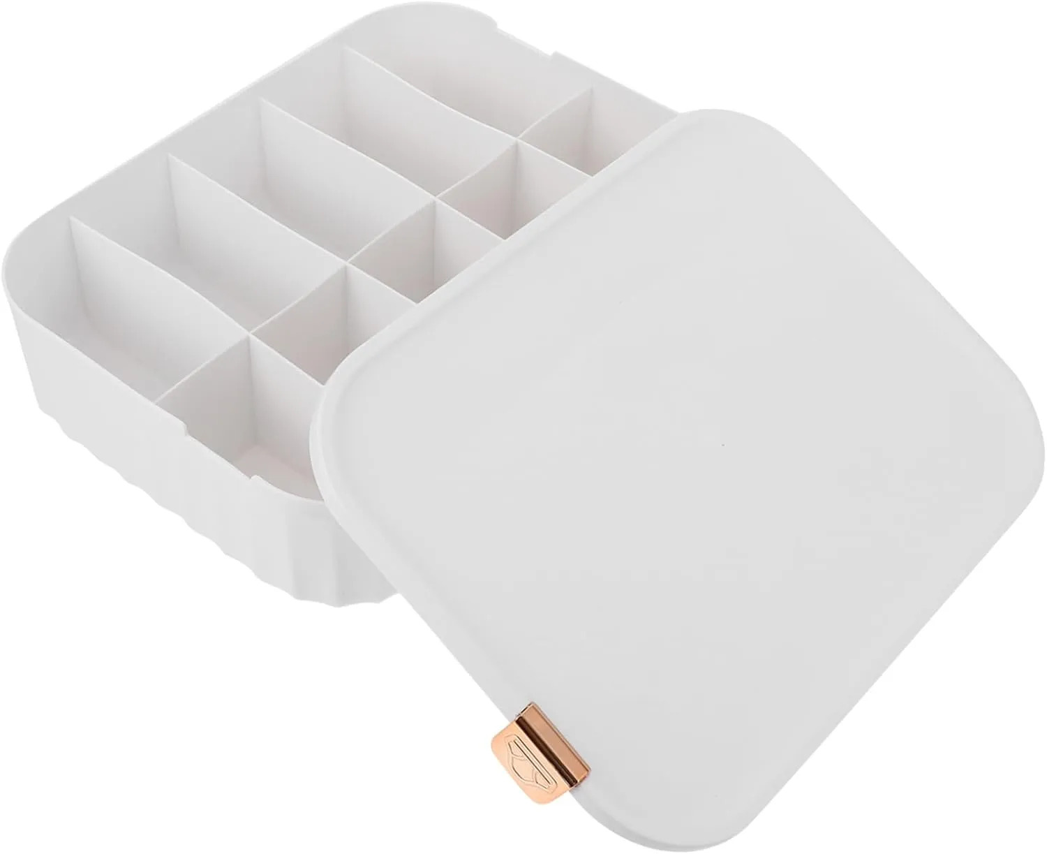 DECHOUS 1pc Underwear Storage Box Belt Sock Organizer Closet Organizers Portable Closet Wardrobe Unit Toiletry Bag Household Socks Bin Booster Storage Baskets Underwear Organizer White Pp