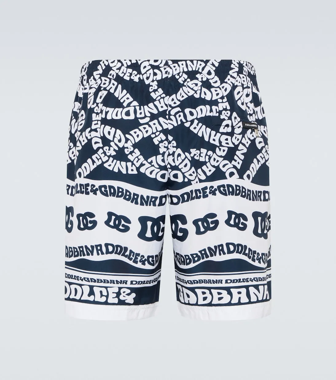 Dolce&Gabbana printed swimsuit, blue