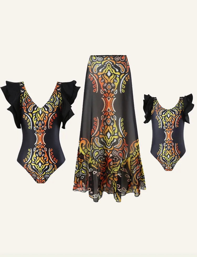 Family Parent-Child Swimwear