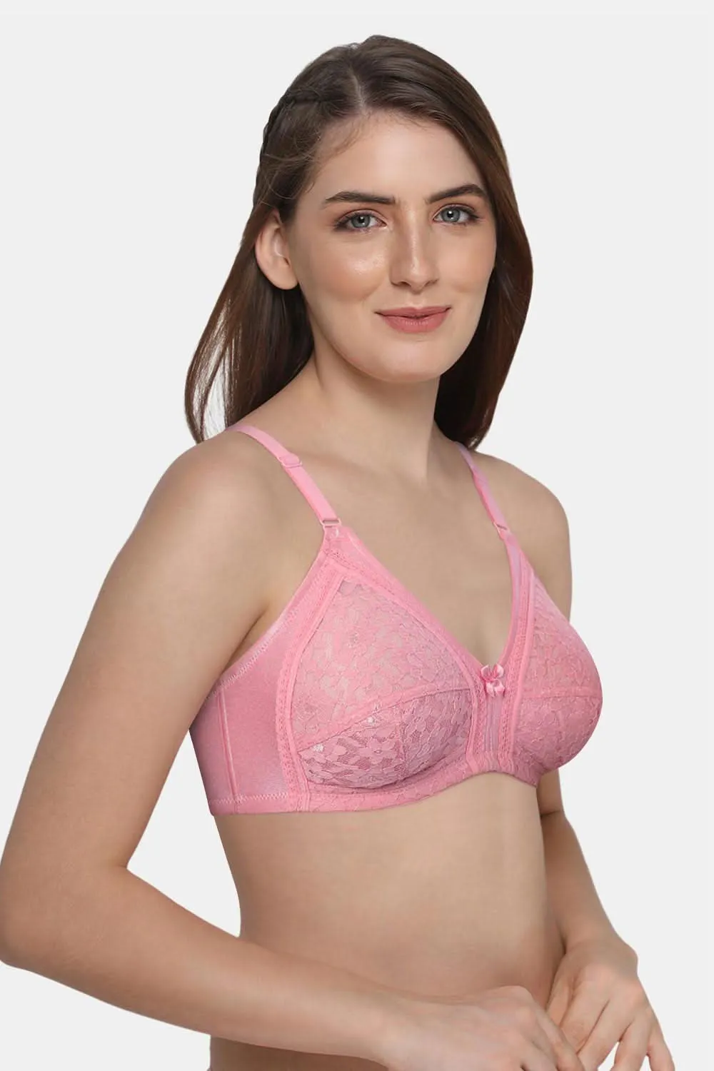Full Coverage Non-Wired Non-Padded Intimacy Ethnic Bridal Bra - LL05
