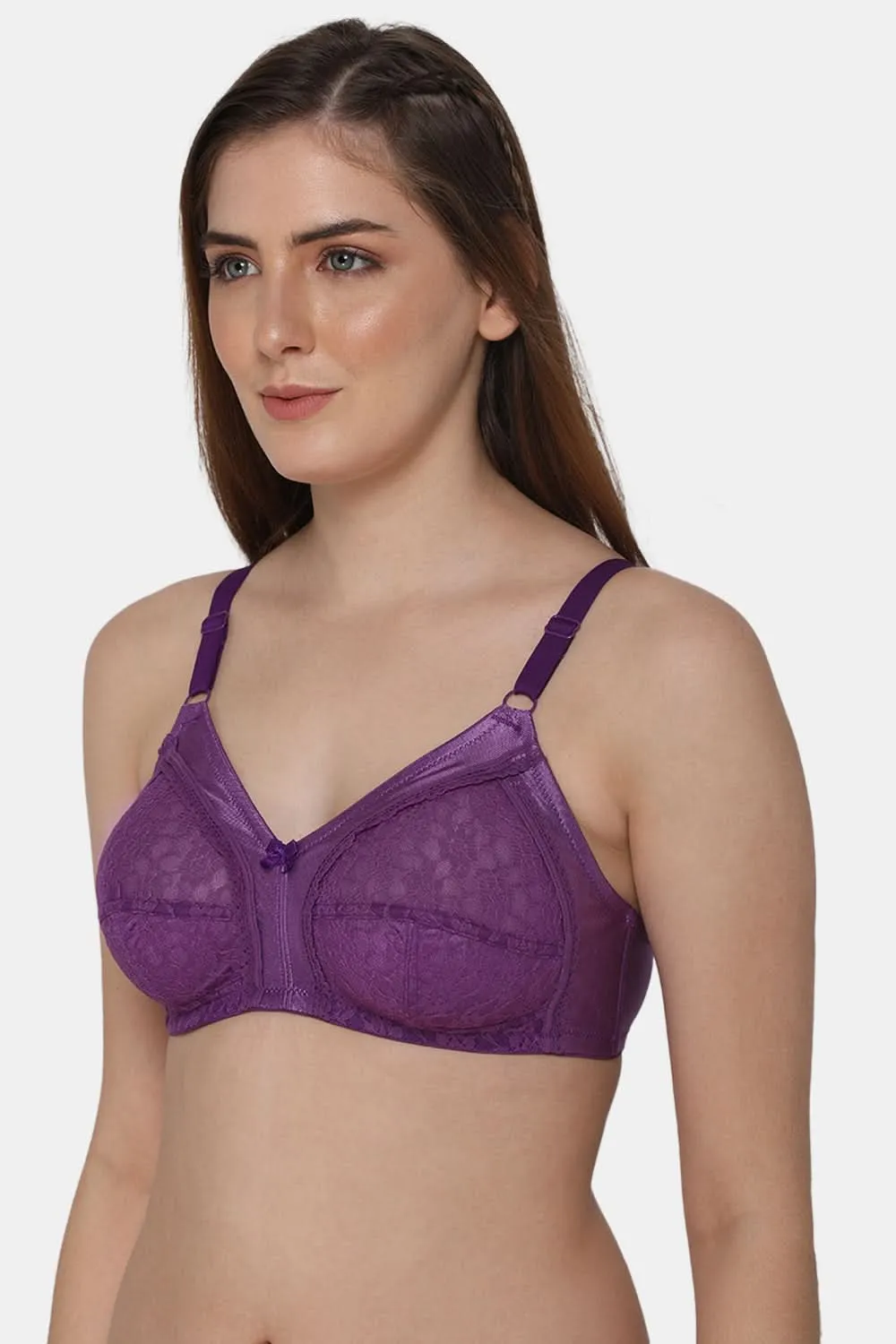 Full Coverage Non-Wired Non-Padded Intimacy Ethnic Bridal Bra - LL05