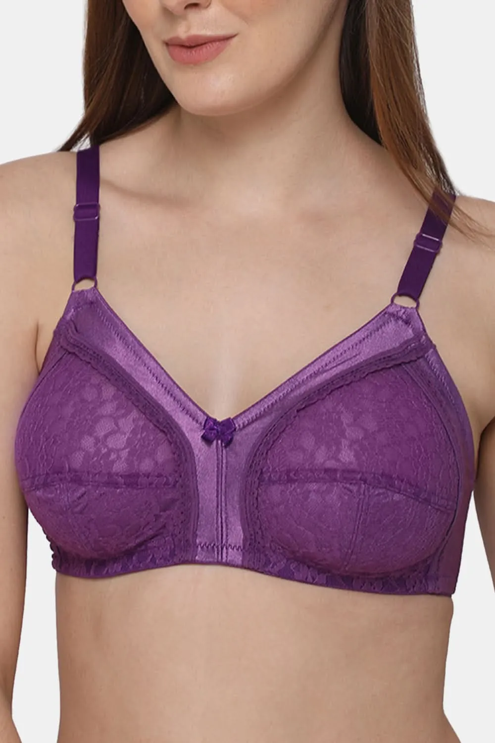 Full Coverage Non-Wired Non-Padded Intimacy Ethnic Bridal Bra - LL05