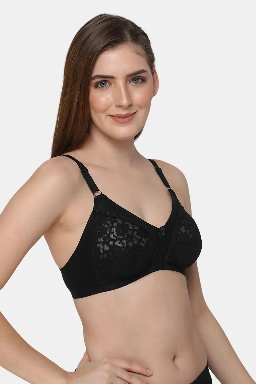 Full Coverage Non-Wired Non-Padded Intimacy Ethnic Bridal Bra - LL05