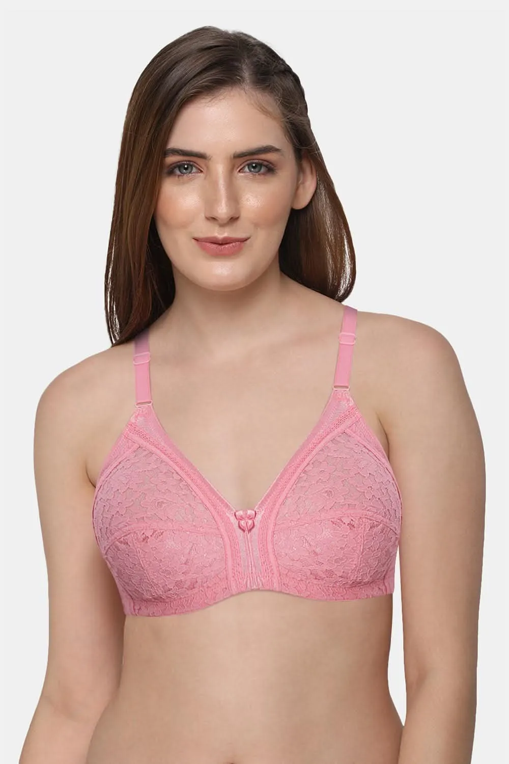 Full Coverage Non-Wired Non-Padded Intimacy Ethnic Bridal Bra - LL05