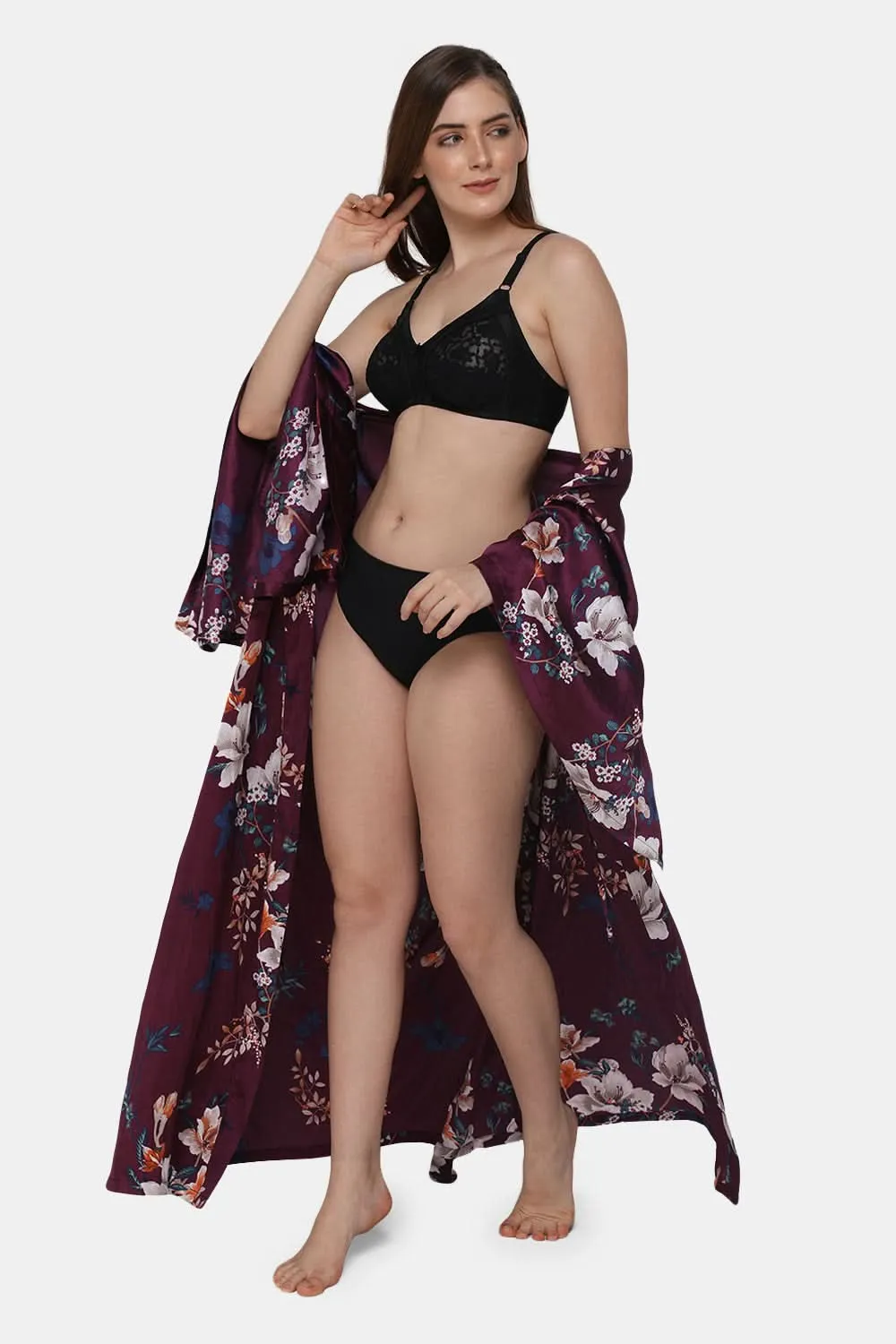 Full Coverage Non-Wired Non-Padded Intimacy Ethnic Bridal Bra - LL05