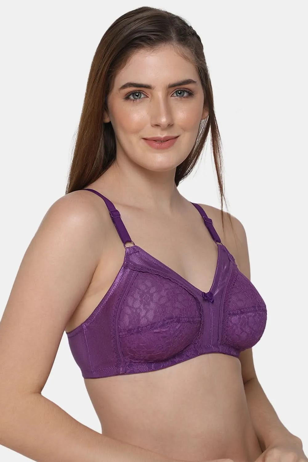Full Coverage Non-Wired Non-Padded Intimacy Ethnic Bridal Bra - LL05