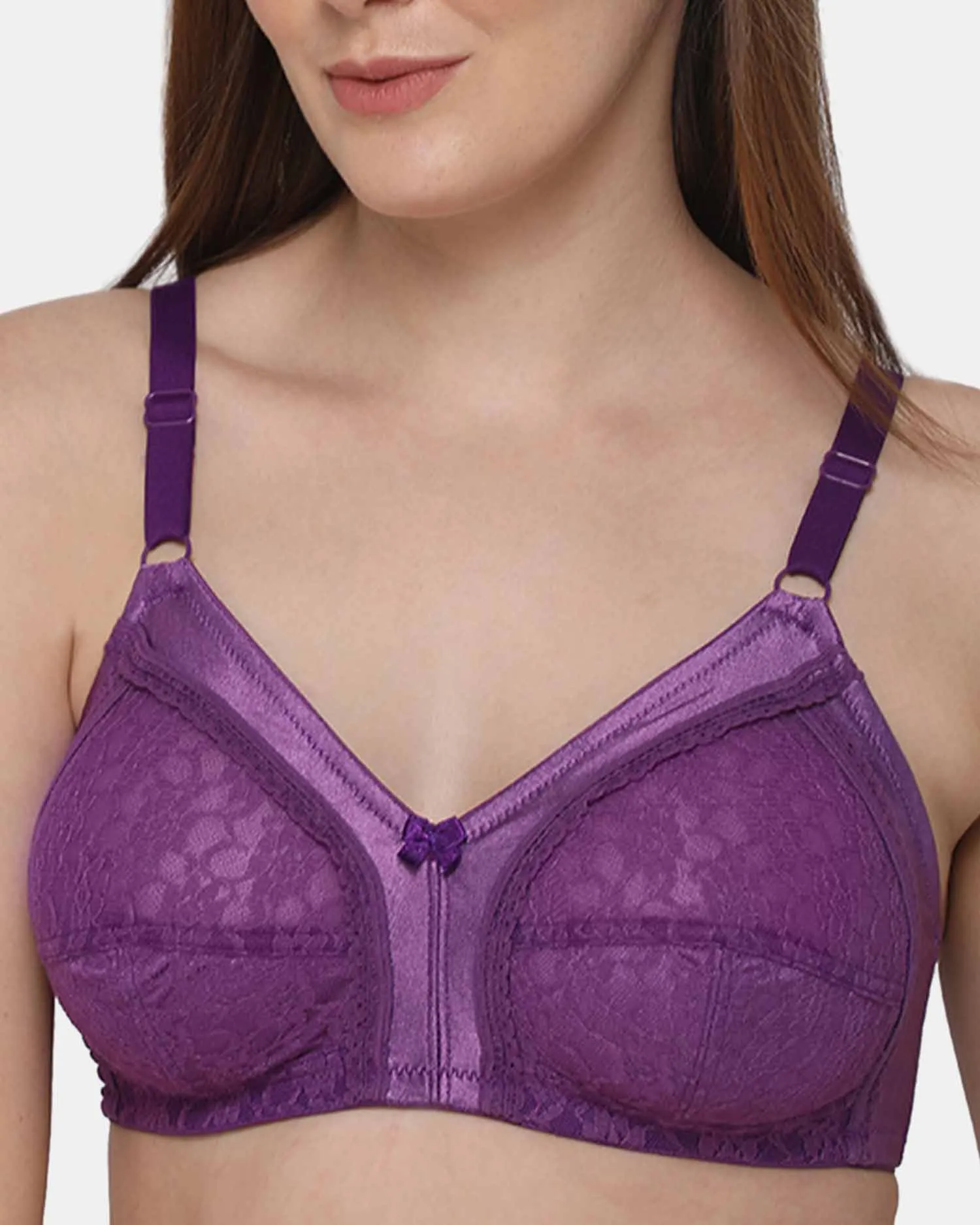 Full Coverage Non-Wired Non-Padded Intimacy Ethnic Bridal Bra - LL05