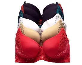 Full Coverage Sequin Push Up Bras