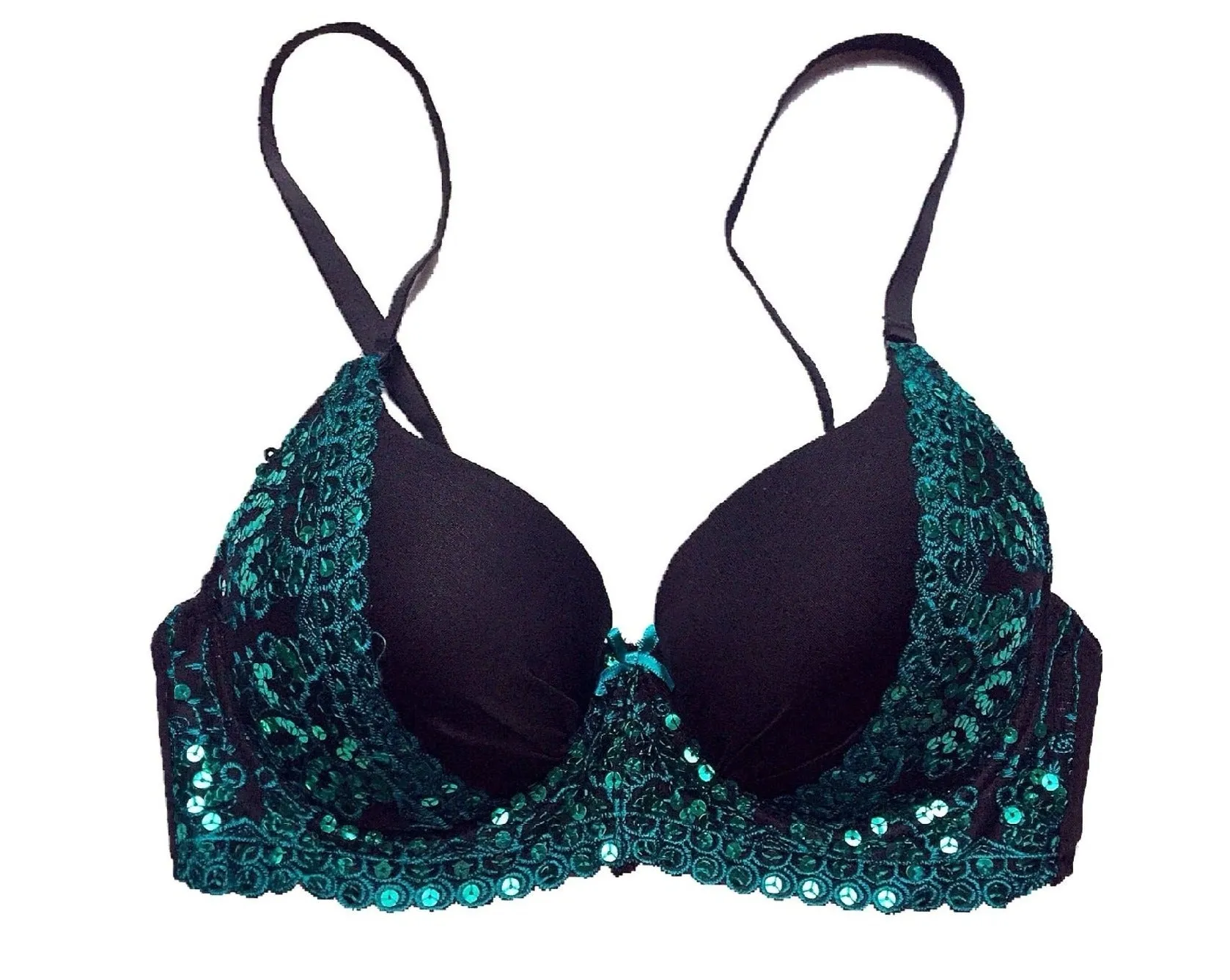 Full Coverage Sequin Push Up Bras