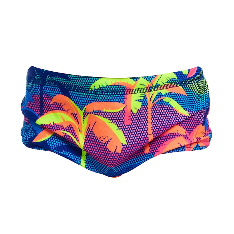 Funky Trunks - Palm A Lot - Toddler Boys Eco Printed Trunks