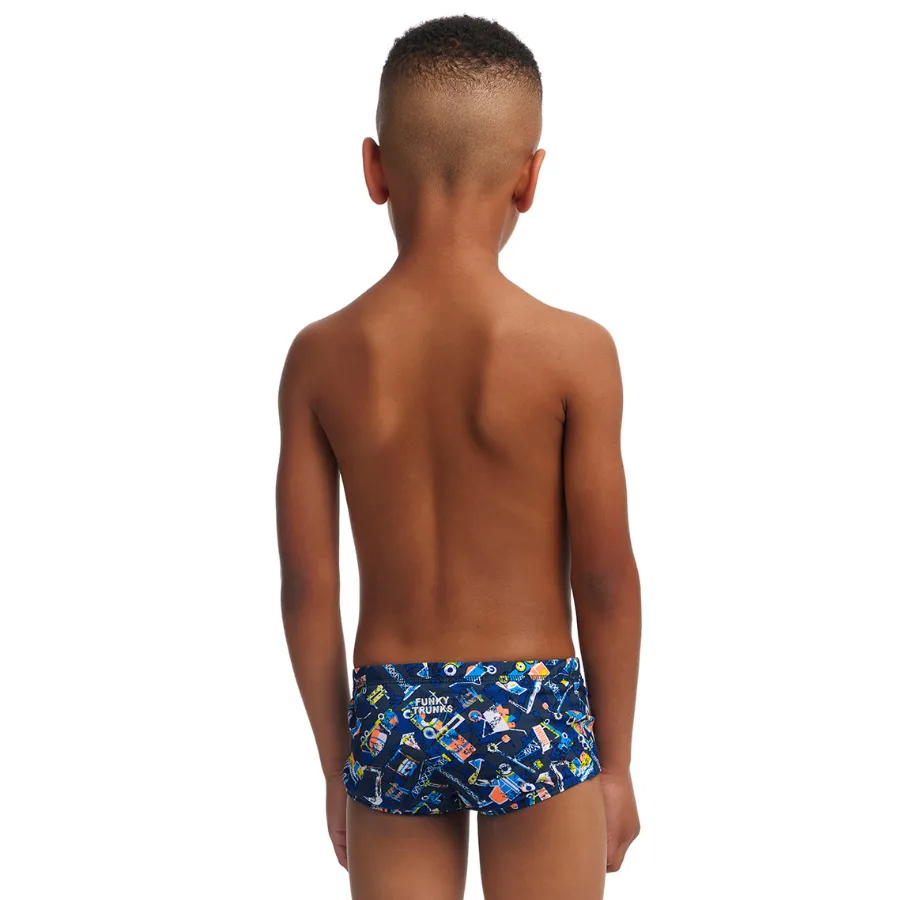 Funky Trunks Toddler Boys Printed Trunks FT32T - Can We Build It?