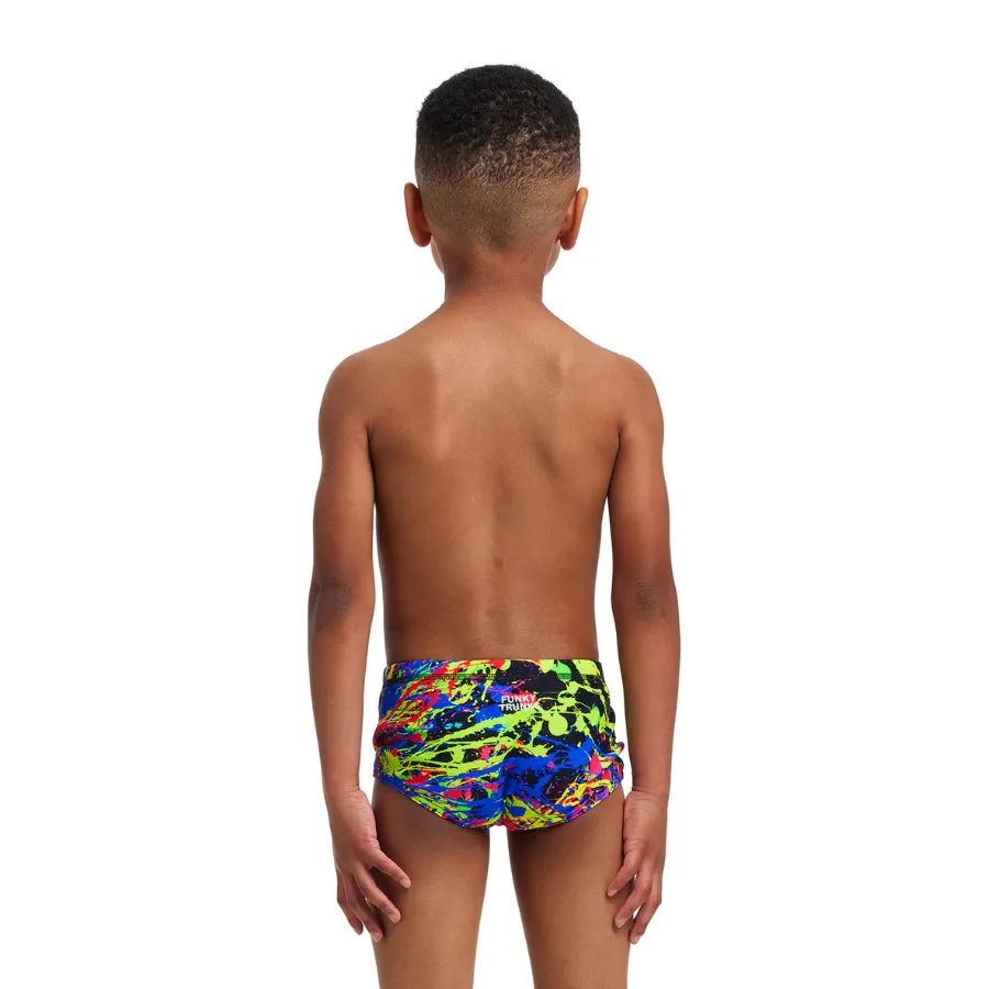 Funky Trunks Toddler Boys Printed Trunks FT32T- Paint Smash