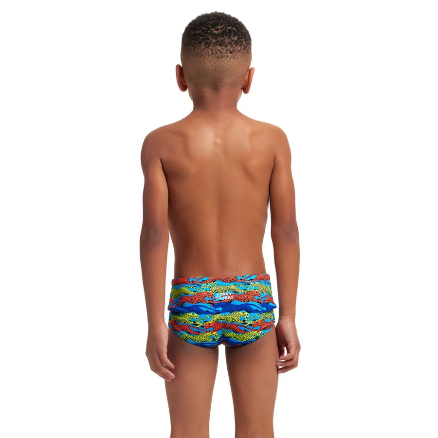 Funky Trunks Toddler Boys Printed Trunks FTS002B - No Cheating