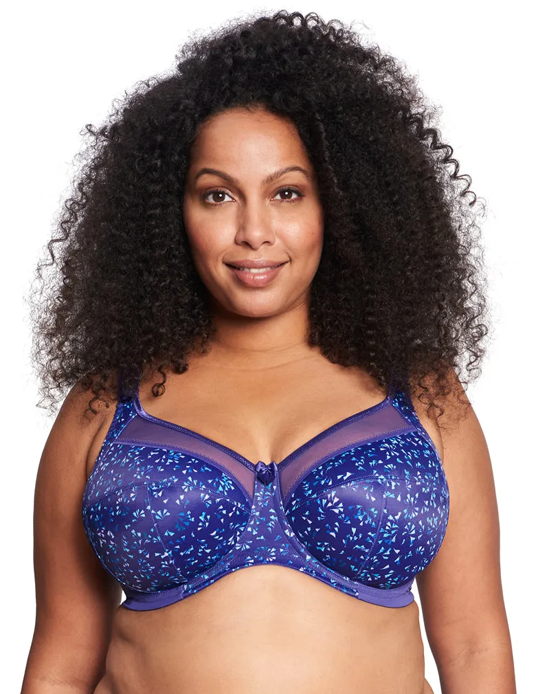 Goddess Kayla GD6162 Purple Cascade UW Banded Bra